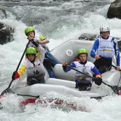 gara di discesa su fiume isarco-asd tigerle